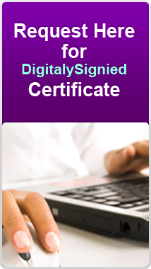 digitally signed certificates